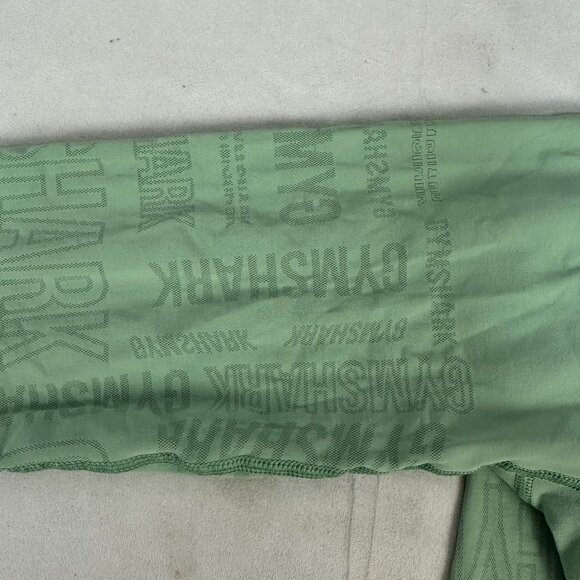 Gymshark Womens Green Graphic Print Compression Leggings Size M Performance Fit - Picture 4 of 4